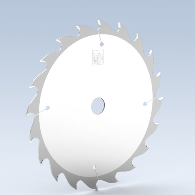 Circular sawblade for lamella cut - shoulder and square cut