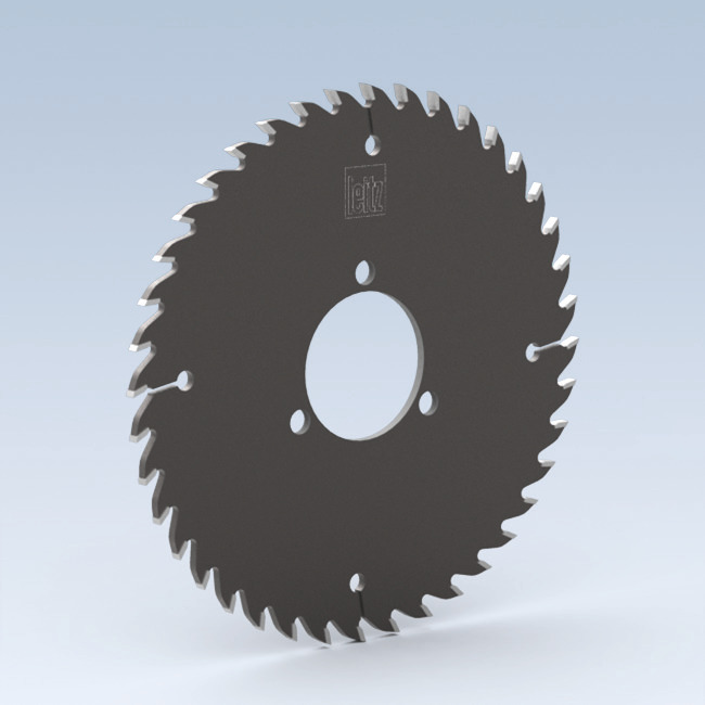 Circular sawblade for lamella cut - shoulder cut - reduced number of teeth