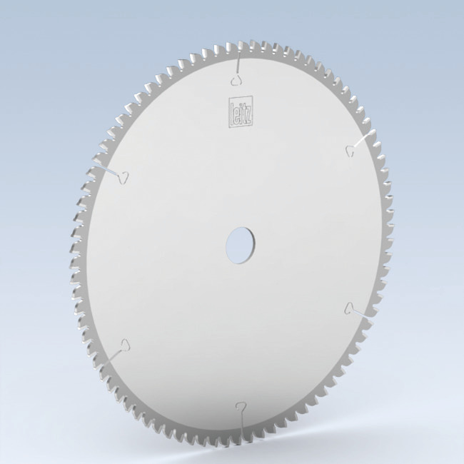 Sizing circular sawblade for non-ferrous metals - solid material