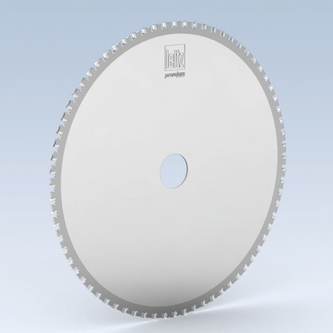 DryCut circular sawblade for dry sawing of ferrous metals