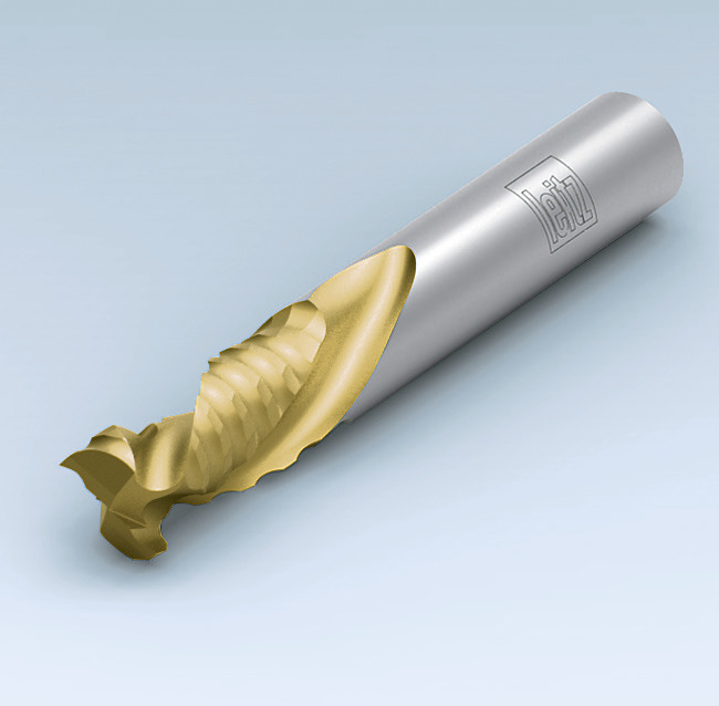Spiral roughing/finishing router cutter Marathon, alternate twist, Z 2+2, Nesting types