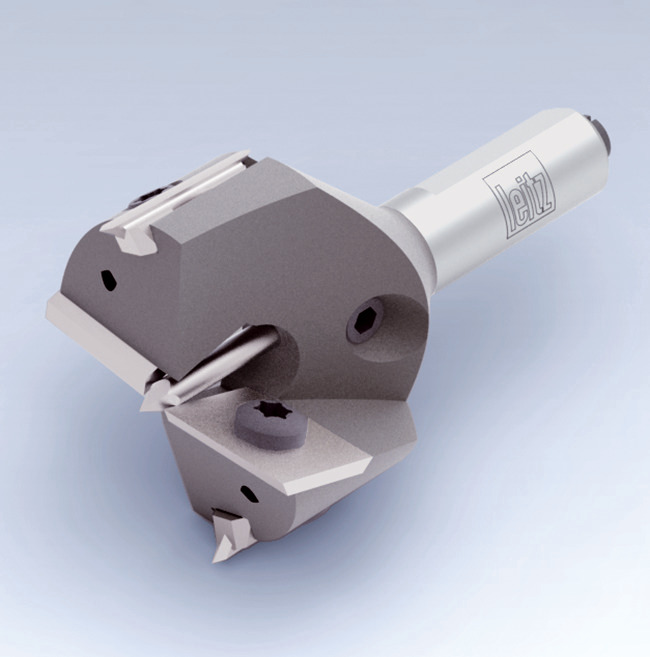 Turnblade hinge drill, shank 10 mm, GL 57 mm, Z 2 / V 2