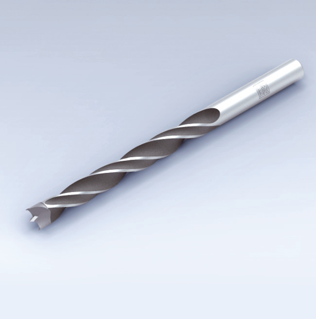 Twist drill, HW, with heel, Z 2 / V 2, long design