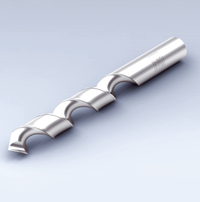 Levin type drills with V-point for through hole drilling, HS-solid, Z 1