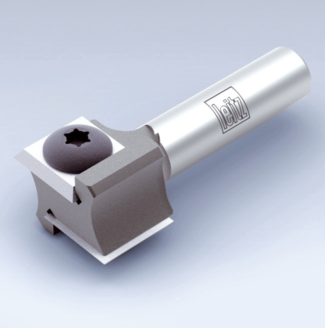 Turnblade jointing / bevel cutter, HW, Z 2, with ball bearing guide ring
