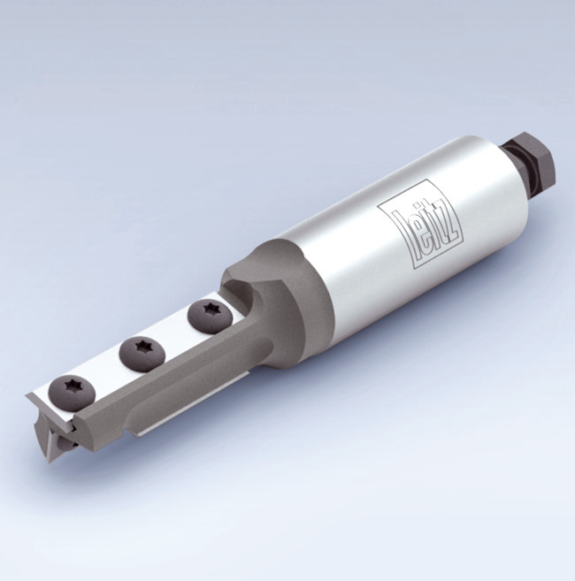 Router cutter in turnblade design, Z 1+1, finish cut