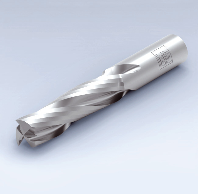 Spiral finishing router cutter, HW-solid, Z 3, long design