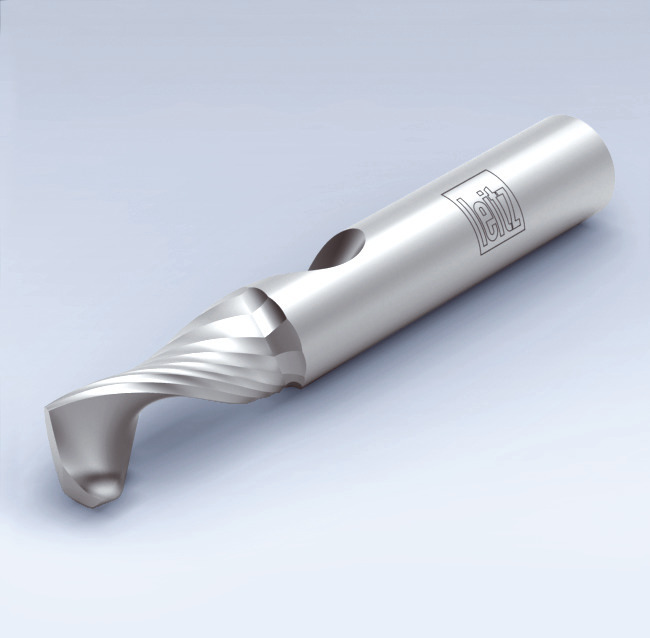 Spiral finishing router cutter, HW-solid, Z 1, short design