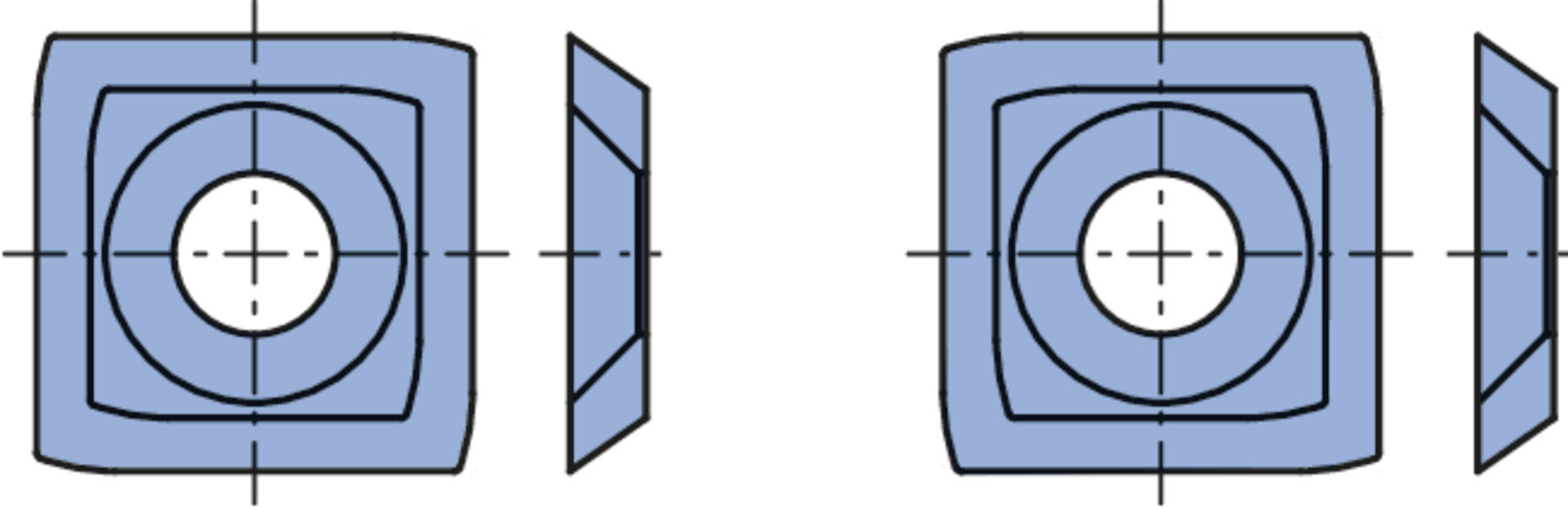 Turnblade knife system Rotoles