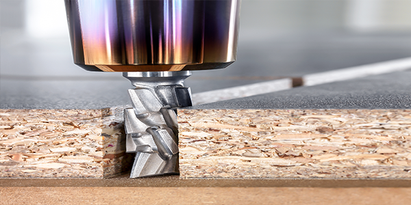 The Leitz Diamster diamond router in action
