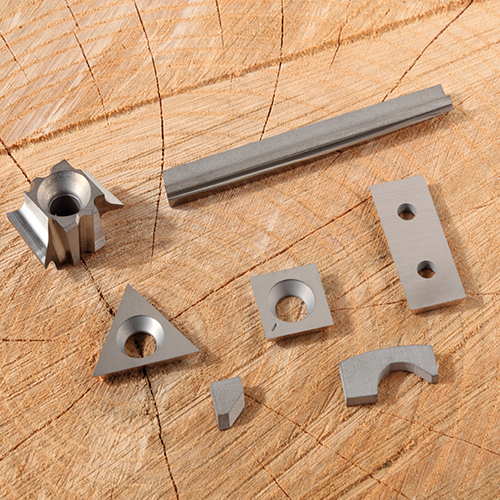A selection of Leitz tooling cutter heads with replaceable knives