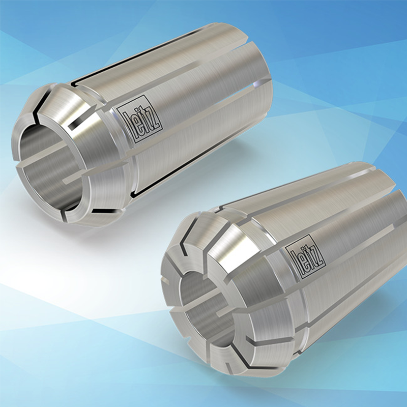 A group of leitz woodworking collets for collet chucks