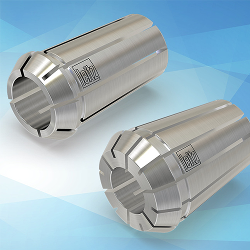 A group of leitz woodworking collets for collet chucks