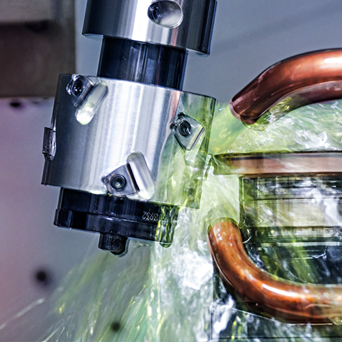 Diamond Cutter Sharpening on a WhisperCut Cutter Head using a CNC Diamond Sharpening Machine