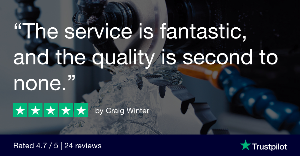 A graphic of a Trustpilot review from Craig Winter