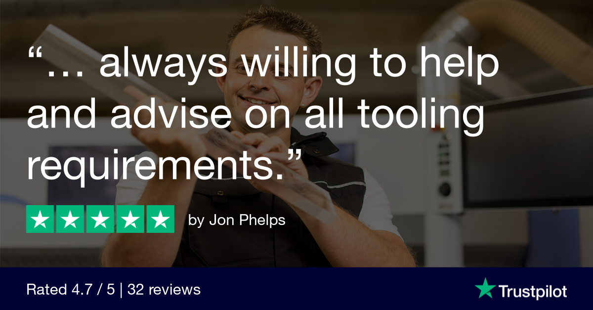 A graphic of a Trustpilot review from Jon Phelps