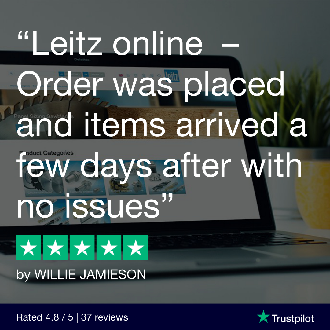 A graphic of a Trustpilot review from Willie jamieson